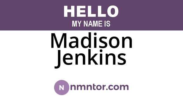 Madison Jenkins