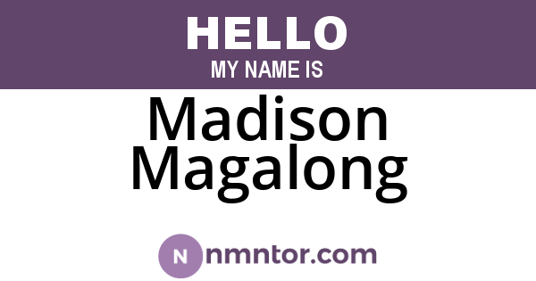 Madison Magalong