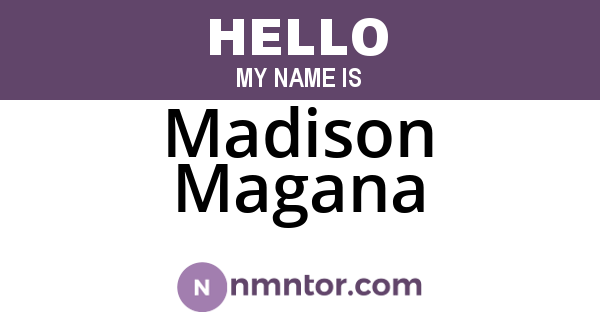 Madison Magana