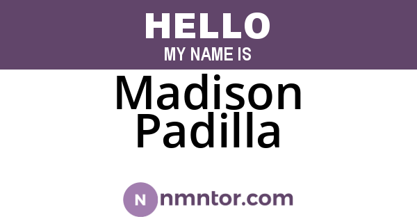 Madison Padilla