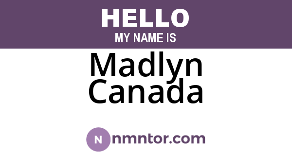 Madlyn Canada