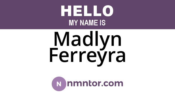 Madlyn Ferreyra