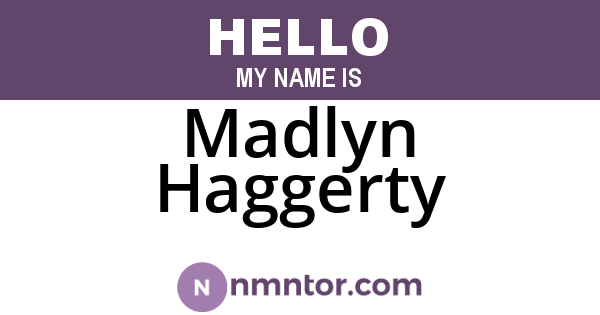 Madlyn Haggerty