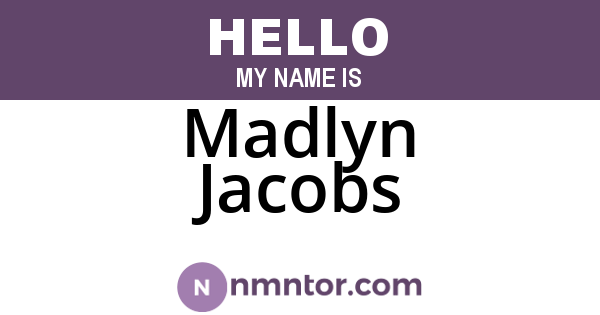 Madlyn Jacobs