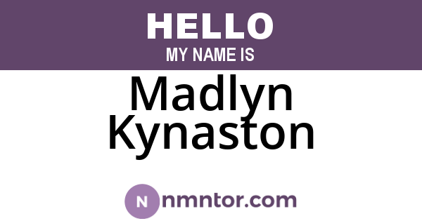 Madlyn Kynaston