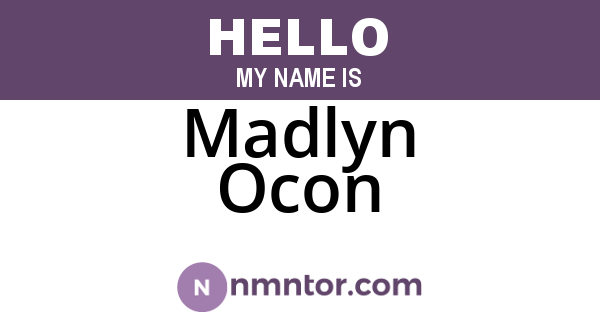 Madlyn Ocon