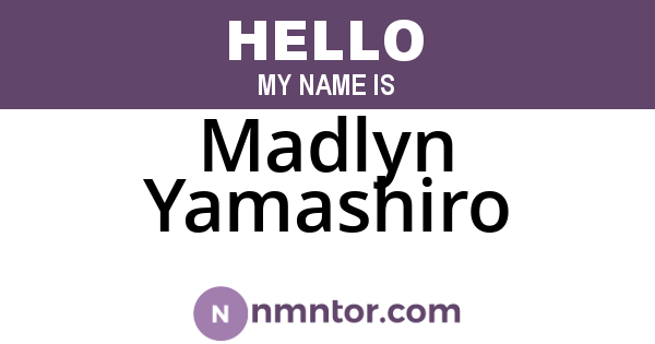 Madlyn Yamashiro