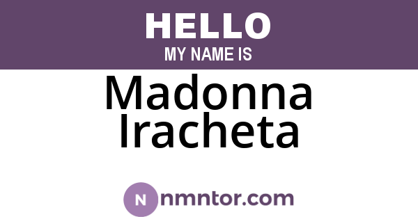 Madonna Iracheta