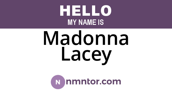 Madonna Lacey