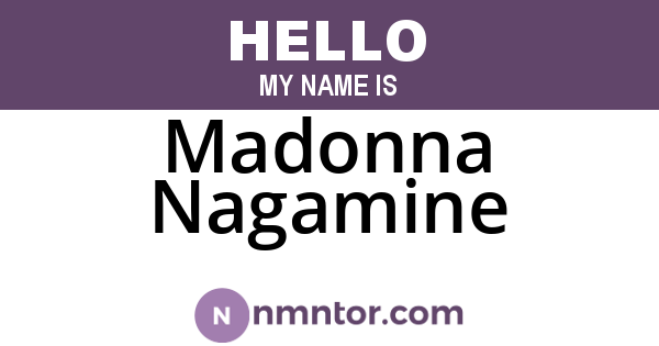 Madonna Nagamine