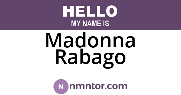 Madonna Rabago