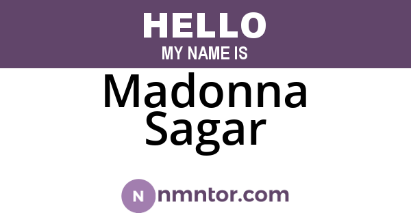 Madonna Sagar