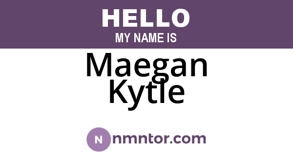 Maegan Kytle