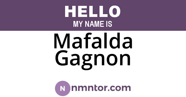 Mafalda Gagnon
