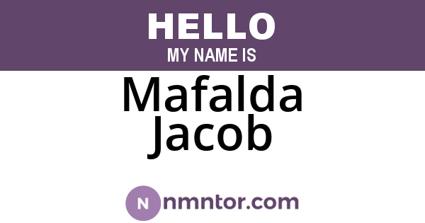 Mafalda Jacob