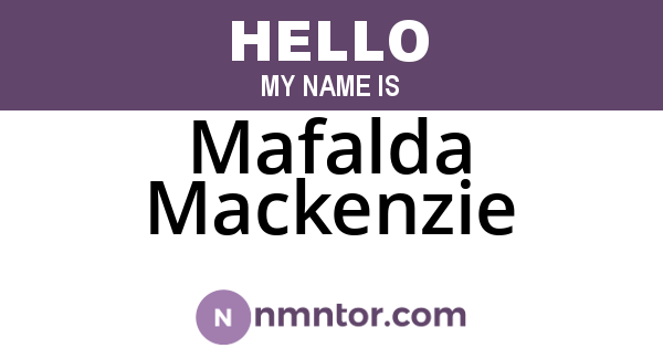 Mafalda Mackenzie