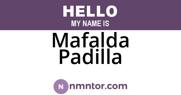 Mafalda Padilla
