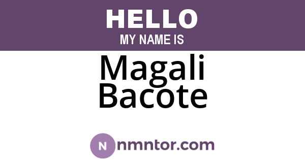 Magali Bacote