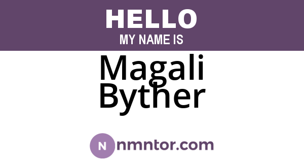 Magali Byther