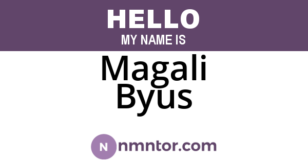 Magali Byus