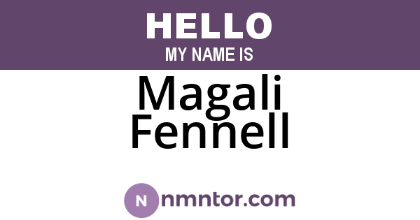 Magali Fennell