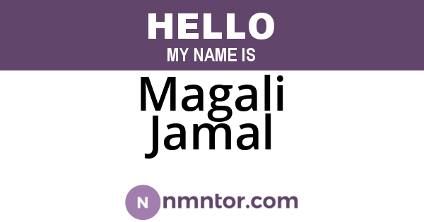 Magali Jamal