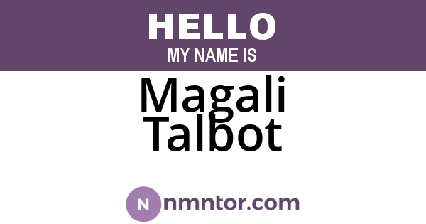 Magali Talbot