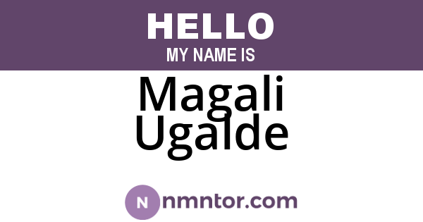 Magali Ugalde
