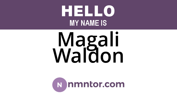 Magali Waldon