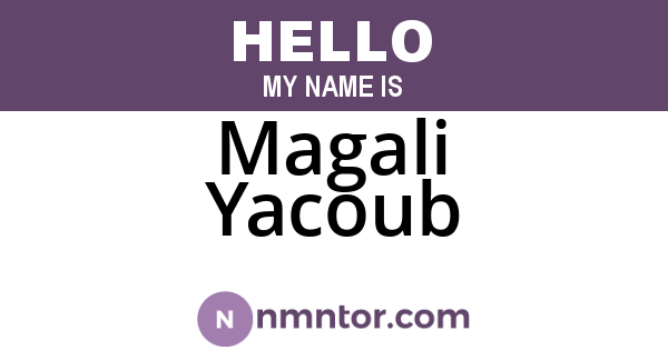 Magali Yacoub