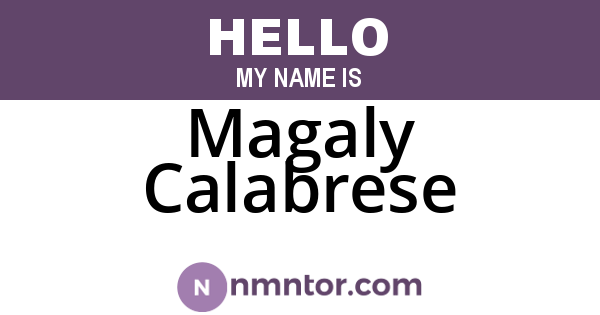 Magaly Calabrese