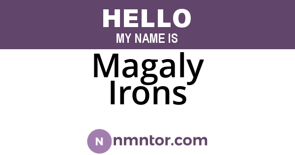 Magaly Irons