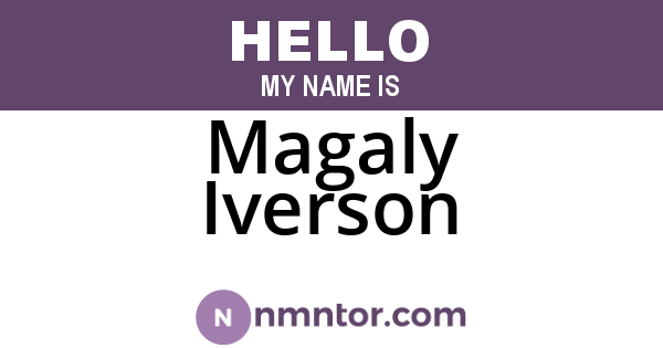 Magaly Iverson
