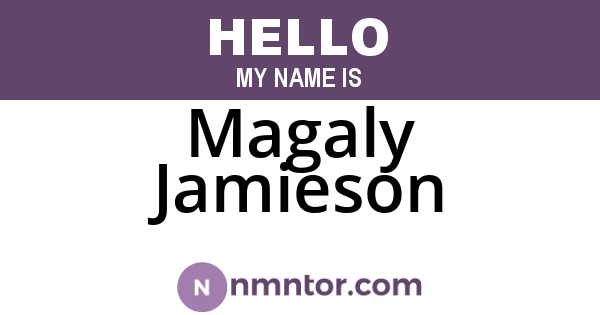 Magaly Jamieson