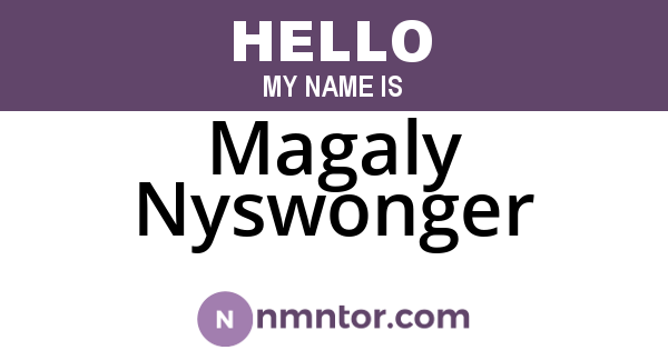 Magaly Nyswonger