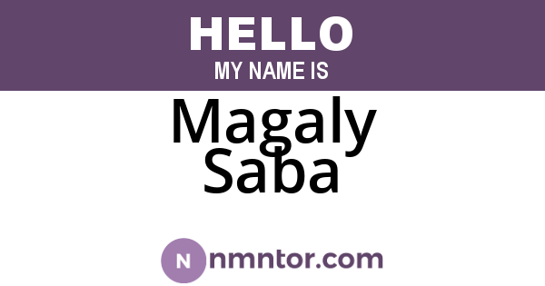 Magaly Saba