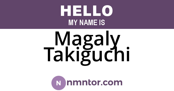 Magaly Takiguchi