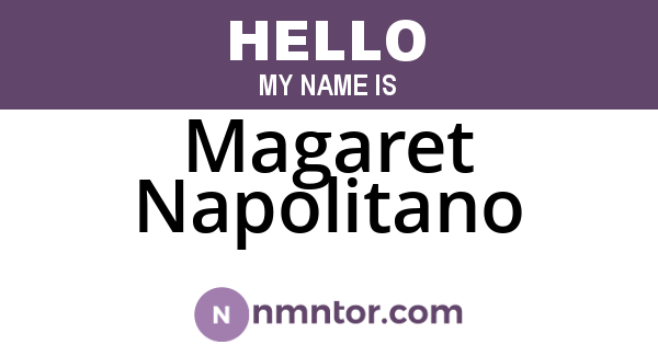 Magaret Napolitano