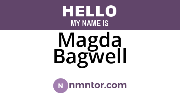 Magda Bagwell