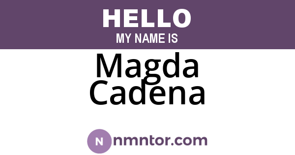 Magda Cadena