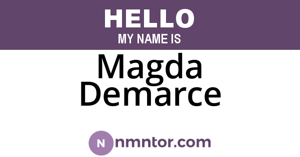 Magda Demarce
