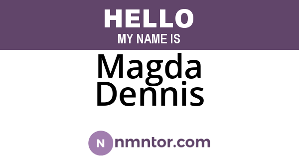 Magda Dennis