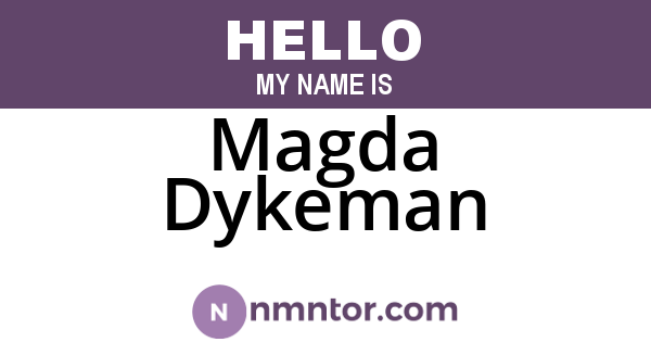 Magda Dykeman
