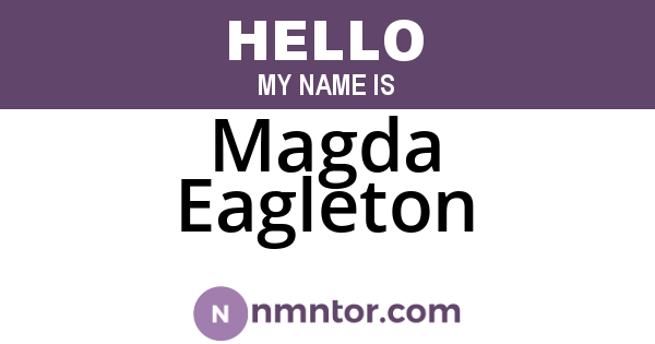 Magda Eagleton