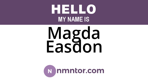 Magda Easdon