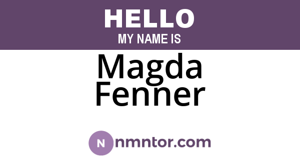 Magda Fenner