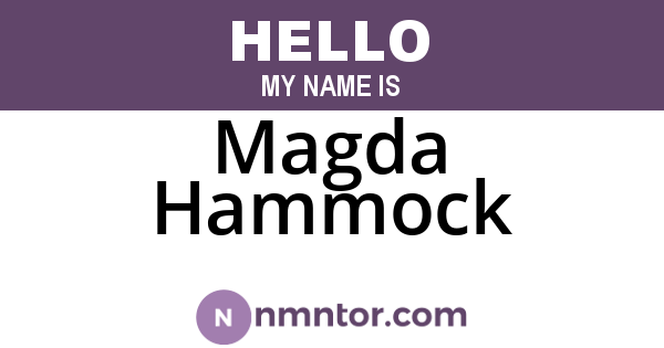 Magda Hammock