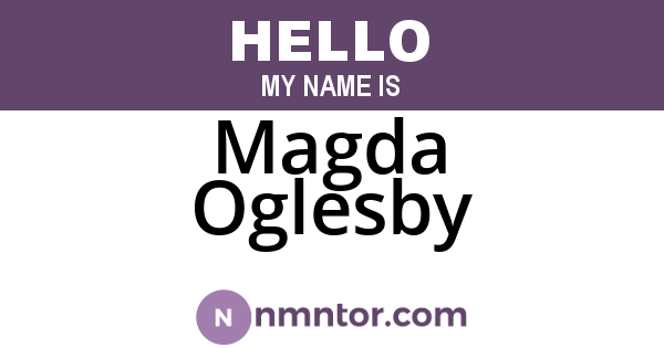 Magda Oglesby