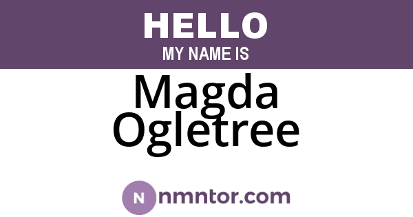 Magda Ogletree
