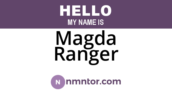 Magda Ranger